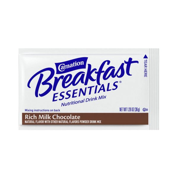 Carnation® Breakfast Essentials® Chocolate Oral Supplement, 10 Packets per Box Cheap - Image 4