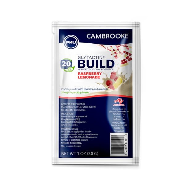 KU Oral Supplement Glytactin® BUILD 20 20 Smooth Flavor 20 Gram Individual Packet Powder Online Sale