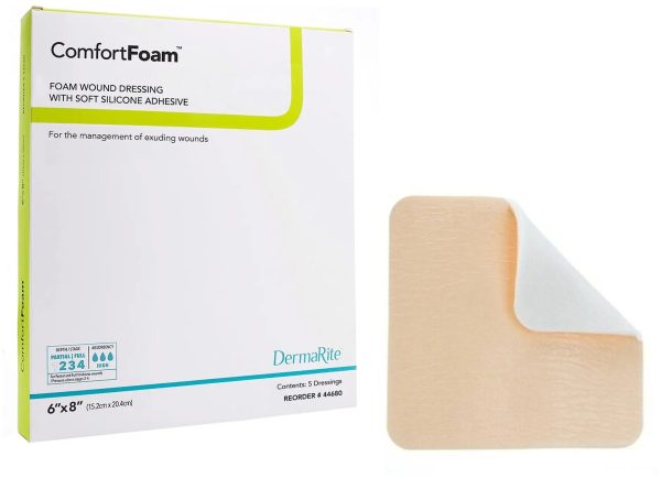 DermaRite ComfortFoam Self-Adherent Soft Silicone Foam Dressing Cheap