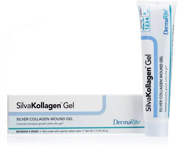 DermaRite SilvaKollagen Silver Collagen Wound Gel For Discount