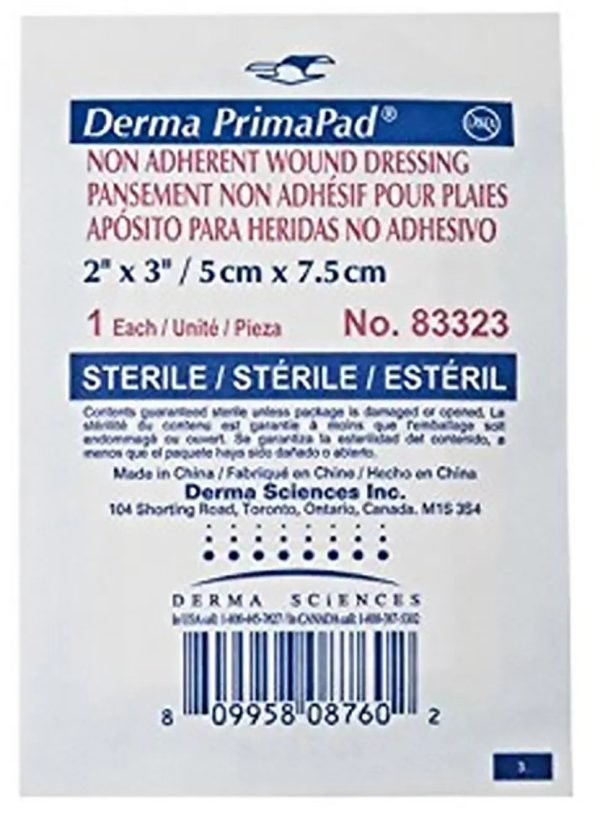 Derma Primapad Non-Adherent Wound Dressing Fashion