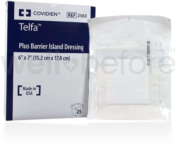 COVIDIEN Telfa Plus Plus Barrier Island Dressing Online now - Image 2